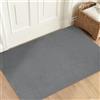 Aoxisicoo Zerbino 90 x 150 cm, super sottile, antiscivolo, resistente, per ingresso, cucina, terrazza, porta di casa, grigio chiaro