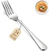 Berglander Set di 24 forchette da tavola in acciaio inox, 18,5 cm, per casa, bar, hotel, ristorante, lavabili in lavastoviglie