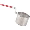 Pssopp Cestello per Frittura in Acciaio Inox 304, Rotondo con Manico Termoresistente, 14 cm, per Ristorante, Caffè, Barbecue