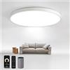 JDONG Smart 54W LED Plafoniera Dimmerabile Wifi Compatibile con Alexa e Google Home 3000-6500K Lampada piatta rotonda per Camera da letto Soggiorno Cucina Corridoio Balcone Seminterrato Ø50CM