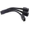Gintai Cavo GPU 16Pin a 3X 8 Pin Pcie Extension- Adattatore 16AWG PCIE 5.0 12VHPWR 600W 16 Pin 12+4Pin per Scheda Grafica RTX 4090 4080 3090TI 4070Ti (3 x 8PIN)