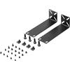 PhyinLan Kit di montaggio a rack, orecchie a rack regolabili per prodotti Netgear, Cisco, D-Link, TRENDnet e HP, montaggio di apparecchiature da 7,9 a 19, distanza di foratura regolabile 14-30mm