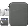 Dadanism 13 Custodia Protettiva Borsa Tablet Compatibile con iPad Pro 13 M5/M4, iPad Air 13 M4/M3, MacBook Neo 13, MacBook Air 13 M5/M4, Galaxy Tab S10 FE Plus 13,1/Tab S10+ 12,4, Grigio Scuro