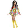 W WIDMANN MILANO Party Fashion - costume Flower Power, vestito, stile hippie anni '60, costumi in maschera