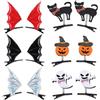 YiiHHooN Fermagli per Capelli di Halloween, 12 Pezzi Fermaglio Capelli a Forma di Pipistrello, Pipistrello Gatto Zucca Fantasma Accessori per Capelli Halloween per Donne