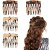 Xanthelle Pettine per Capelli, 4 Pezzi, Pettine Francese, Fermaglio Francese, Clip per Capelli, Tieni con Forza lo Chignon e lo Styling