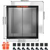 ACMER Tavolo da lavoro a nido d'ape per taglio laser ACMER per macchina da taglio per incisore laser a CO2 o diodi 300x330/330x330/400x400/440x440x22mm
