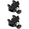Be In Your Mind 2x Clip Di Fissaggio Per Aletta Parasole Per Auto 4G08575624PK Compatibile Con Audi A6 A7 A8 Nere