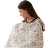 TILLYOU Telo per allattamento da viaggio, 70 x 100 cm, in mussola, per allattamento, 100% cotone, copertura Breastfeeding Cover, gelsomino giallo