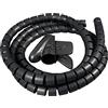 MOCNT 16mm Spiarle Guaina Cavi Flessibile Raccogli Cavo Raccogli Spiralato Avvolgi Cavo Manicotti Protezione Ordinato Tubo Guaina Filo di Gestione Nascondere 3 Metri