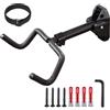 GUOFANG Supporto da parete per bicicletta con angolo regolabile e distanza dalla parete, pieghevole, per mountain bike e bici da strada, imbottitura extra morbida (Screw fixation)