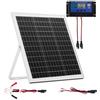VEVOR Caricabatterie per Pannello Solare da 20 W e 12 V, Celle Monocristalline, Controllo MPPT, Staffa di Montaggio Regolabile, Impermeabile IP67, per Auto, Barche, Rimorchi, Fattoria, Prato