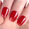 Imtiti Smalto gel Semipermanente Rosso, 15ML Trasparente Lattiginoso Gel per Unghie Rosso gelatina Colori Arte Manicure Francese Naturale-164