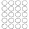 ECSiNG 20Pcs Biciclette Pedale Distanziale 304 Rondella In Acciaio Inox 14x20x0.5mm per Bicicletta Mountain Bike
