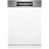 Bosch SMI2HTS06E Serie 2, Lavastoviglie Smart da incasso con frontalino, 13 coperti, Cestelli personalizzabili, Motore EcoSilence Drive, Acciaio spazzolato, 60 cm.