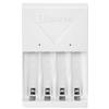 VARTA Caricabatterie, incl. 4X AA 2100mAh, caricatore per batterie ricaricabili, carica 2 o 4 AA/AAA contemporaneamente, Plug Charger