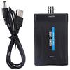 ASHATA Adattatore HDMI a BNC, Video Composito da HDMI a BNC e Adattatore per convertitore di Segnale da 3,5 mm 480i 576i Supporto per NTSC/Pal, convertitore HDMI BNC Compatibile