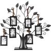 Ejoyous Cornice per Albero Genealogico, 6 Foto Appese/12 Foto Appese Mostra Foto di Famiglia Cornice Albero con Cornici Appese Decorazioni per la Casa, Albero(S-6 cornici per Foto con 6,4 * 4,6 cm)