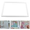 HEEPDD Cerchio da Ricamo Quadrato, Telaio a Scatto Plastica per Punto Croce e Cucito Creativo con Dimensioni 43.1×27.9cm for Lavori Artistici Fai da Te Appassionati di
