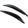 Tbest 2 Pezzi Sostituzione Faro Sopracciglio Sinistro Destro Abs per Smart 453 Fortwo Forfour 2015-2020 Nero Lucido, Fari Anteriori Fari (Nero lucido)