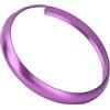 Tbest Cornice per Chiave a Distanza per Auto, Anello Decorativo per Portachiavi con Telecomando per Auto Trim in Alluminio Viola di Ricambio per Mini R55 R56 R57 R58 R59 R60 2008-on
