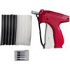 Hztyyier Strumento per Fissare Rapidamente i Vestiti, Mini Pistola per Orlare, Strumento per Micro Punti, per Cucire Facilmente in Viaggio con Interno in Metallo Resistente (rosso)