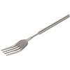 Diyeeni Forchetta da tavola in acciaio inox, per barbecue, telescopica, allungabile, per frutta, dessert, con manico lungo, posate in acciaio inox, anti robusto e