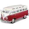 Maisto - Van Combi Volkswagen - Veicolo in miniatura in scala 1:24 - Giocattolo per bambini fai da te - con porte e cofano apribili - da colelizzare dai 5 anni