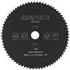 Vikye Disco di taglio della lama di HSS, strumenti di taglio della ruota di 72T 85 mm x 10 mm Lame circolari Ruota di disco di taglio della lama per il taglio di legno e metallo
