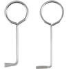 leruiyezs 2 Pezzi Chiave Passepartout Universale Per Porte Interne Set Chiave Passepartout Universale In Acciaio Per Apertura Serrature Da Interno Uso Domestico Ufficio Hotel Emergenza Sicurezza