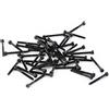 Walfront M3 Viti a Testa Cilindrica Esagonale Set 12,9 Acciaio al Carbonio DIN912 4-50mm, Filettatura Completa, Finitura Semplice(M3*30mm(parzialmente filettata)-50Pz / Set)