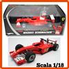 Burago Modellino auto scala 1/18 diecast FERRARI F2001 MICHAEL SCHUMACHER Hotwheels