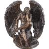 VOGLER Joh. Vogler GmbH Fallen Angel Lucifero con spada in bronzo scultura Satana Diavolo