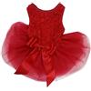 Kirei Sui Rosette Cane Vestito X-Small Rosso