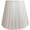 ONLI Confezione 6 paralumi in Tessuto fasciato Bianco Semitrasparente, Diametro 15cm,E14