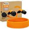 LAPP MOBILITY Cavo di Ricarica per Veicoli Elettrici di Tipo 2-22kW, 32A, Trifase, Cavo Ricarica Auto Elettrica, Protetto IP55, Per PHEV & BEV, Colonnina Ricarica, Made in Germany - 5m Arancione
