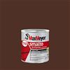 MAXMEYER Smalto a solvente per ferro e legno brillante MARRONE R8016 0,750 L
