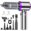 Bizcasa Aspirabriciole Senza Fili,3 Velocità,4 in 1 Aspiratore e Soffiatore con Motore Brushless,22000Pa Aspirapolvere Auto,6000mAh Spray ad aria Compressa,per Auto Casa Ufficio Peli di Domestici