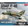 Academy 1/32 USAF F-4E "Vietnam War" Phantom Aircraft Plastic Model Kit #12133