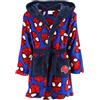 Marvel Spiderman Vestaglia per Ragazzi, Design Velluto Vestaglia per la Casa per Bambino, Taglie 3 a 8 Anni (IT, Età, 6 anni, Regular, Blu)
