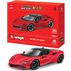 Bburago - Ferrari R&P SF90 Stradale, Scala 1:24, Replica Dettagliata da Assemblare con 36 Pezzi