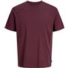 JACK & JONES JJEORGANIC Basic Tee SS O-Neck Noos, T-Shirt, Uomo, Cloud Dancer/Stripes: Navy Blazer, XS