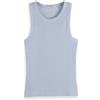 Scotch & Soda Bib Racer Tank Top, Donna, Grey Melange, L