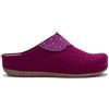 Scholl Bruges, pantofole da casa in lana e pelle scamosciata, Donna, Magenta, 41 EU