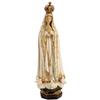 DRW Figura Madonna di Fatima in resina dipinta a mano 5x5x22 cm