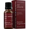 Mystic Moments | Olio di fragranza di Torta di Mela Calda - 10 ml - Perfetto per saponi, Candele, Bombe da Bagno, bruciatori di Olio, diffusori e Articoli per la Cura della Pelle e dei Capelli
