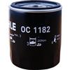 MAHLE Filtro olio OC1182 | Compatibile con: MAZDA 3, 3 Stufenheck, CX-5