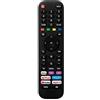 InfratexRC Telecomando compatibile per Akai AKTV4304M-VIDAA, AKTV3236QS, Dyon Smart24 VX, Smart32 VX, Smart40 VX, HKC HV32H1-D1 HV42F1-D1 ANTTEQ AV24H3 AV32D1 Schneider SC32S1FJORD SC43S1FJORD