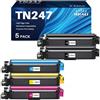 INK4U TN243CMYK toner Compatibile per Brother TN247 per Brother DCP-L3550CDW MFC-L3750CDN MFC-L3770CDW HL-L3210CW HL-L3230CDW HL-L3270CDW (5 Pezzi)