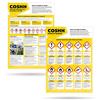 Daydream Education - Set di 2 poster per la sicurezza e la salute | Carta laminata lucida 420 mm x 594 mm (A2) | Carte da parete commerciali per ufficio sanitario e sicurezza | Grafici educativi